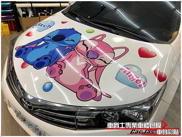 車爵士車體包膜車身彩貼 TOYOTA ALTIS 史迪奇 車身彩貼