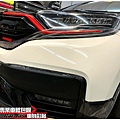 車爵士車體包膜車身彩貼-HONDA CR-V 車頭迎風面自體修復透明犀牛皮保護膜