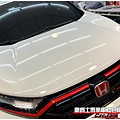 車爵士車體包膜車身彩貼-HONDA CR-V 車頭迎風面自體修復透明犀牛皮保護膜