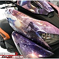 車爵士車體包膜車身彩貼-YAMAHA FORCE 2.0 客製化菈妮全車彩貼