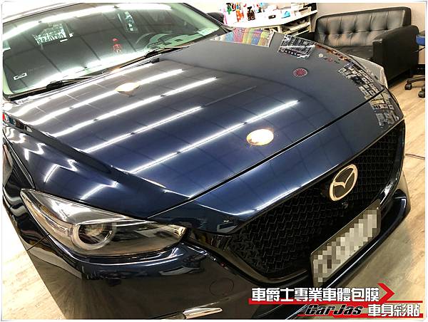 車爵士車體包膜車身彩貼三代 MAZDA3 引擎蓋 大燈 自體修復TPU透明保護膜