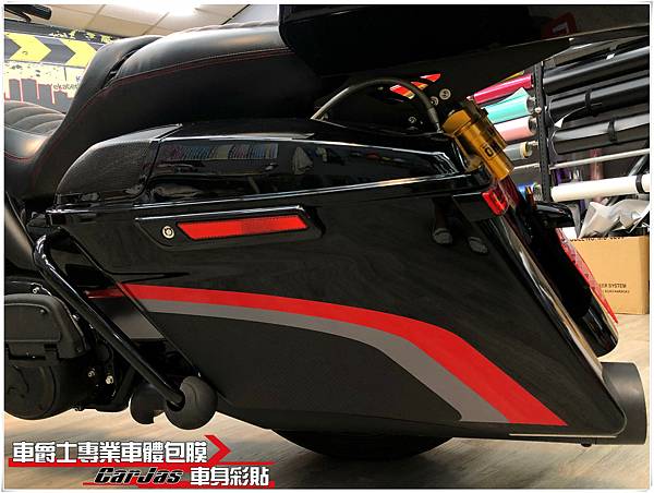 車爵士車體包膜車身彩貼-HARLEY-DAVIDSON 客製化車身彩貼