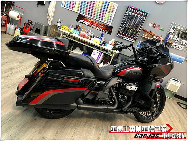 車爵士車體包膜車身彩貼-HARLEY-DAVIDSON 客製化車身彩貼