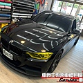 車爵士車體包膜車身彩貼-BMW F30 大燈金黃、尾燈茶色燻黑改色包膜