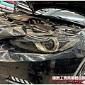 車爵士車體包膜車身彩貼-NEW MAZDA3 大燈 茶色燻黑自體修復改色包膜