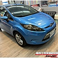 車爵士車體包膜車身彩貼-FORD FIESTA 大燈 尾燈 茶色燻黑TPU自體修復改色包膜