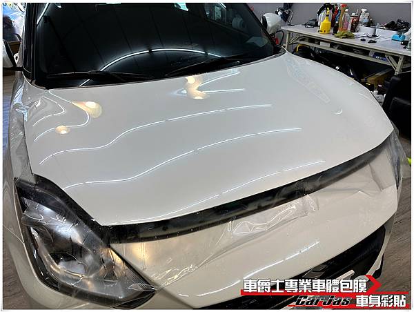 車爵士車體包膜車身彩貼-SUZUKI SWIFT 全車漆面自體修復透明保護膜