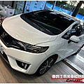 車爵士車體包膜車身彩貼-HONDA FIT 大燈 茶色燻黑改色包膜