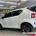 車爵士車體包膜車身彩貼-SUZUKI IGNIS 全車漆面TPU自體修復透明犀牛皮保護膜&客製化車身線條彩貼