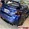 車爵士車體包膜車身彩貼-SUBARU WRX 大燈 茶色燻黑改色包膜