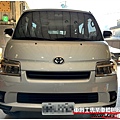 車爵士車體包膜車身彩貼-TOYOTA TOWN ACE 大燈茶色燻黑、尾燈深燻黑改色自體修復犀牛皮保護包膜