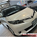 車爵士車體包膜車身彩貼-TOYOTA PREVIA 大燈自體修復TPU透明犀牛皮保護包膜