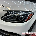 車爵士車體包膜車身彩貼-BENZ W205 大燈自體修復TPU透明犀牛皮保護包膜