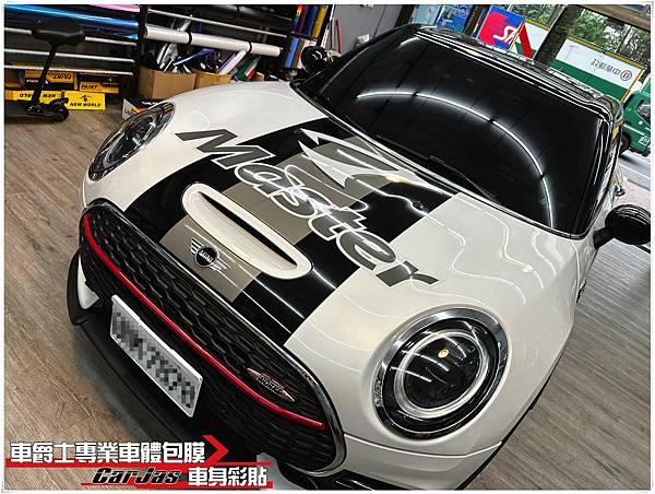 車爵士車體包膜車身彩貼-MINI CLUBMAN 客製化車身彩貼