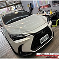 車爵士車體包膜車身彩貼-LEXUS NX200T 車頭迎風面自體修復TPU透明犀牛皮保護包膜