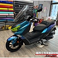 車爵士車體包膜車身彩貼-SYM JOYMAX Z+ 全車奢華變色改色包膜