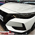 車爵士車體包膜車身彩貼-NISSAN SENTRA 大燈 茶色燻黑TPU改色包膜