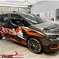 車爵士車體包膜車身彩貼-CITROEN BERLINGO 客製化車身彩貼