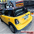 車爵士車體包膜車身彩貼MINI COOPER 客製化英國旗車頂彩貼