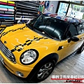 車爵士車體包膜車身彩貼MINI COOPER 客製化英國旗車頂彩貼