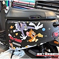 車爵士車體包膜車身彩貼-GOGORO S2 客製化湯姆貓與傑利鼠全車車身彩貼代施工