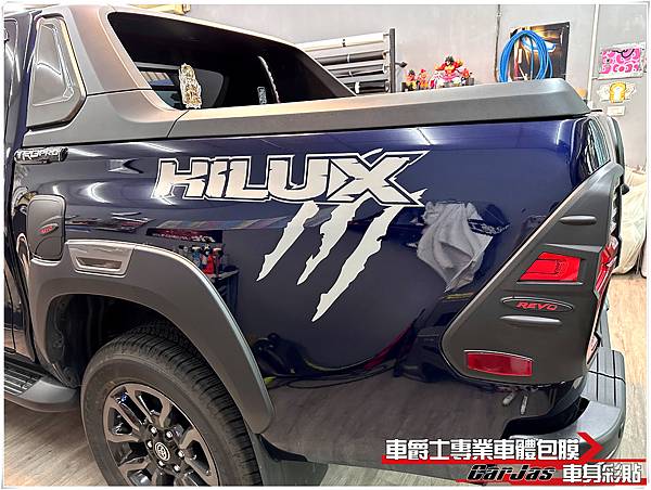 車爵士車體包膜車身彩貼-TOYOTA HILUX 車身彩貼