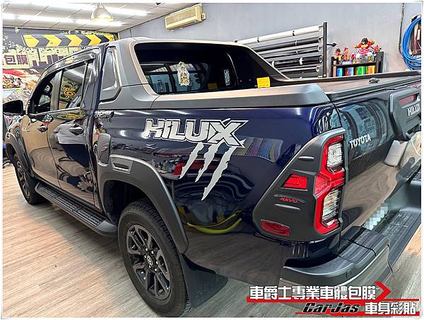 車爵士車體包膜車身彩貼-TOYOTA HILUX 車身彩貼