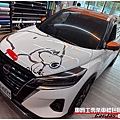 車爵士車體包膜車身彩貼-NISSAN KICKS 引擎蓋彩貼