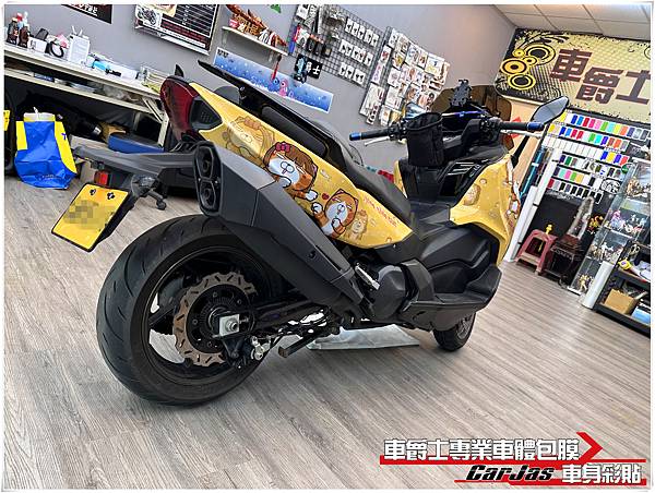 車爵士車體包膜車身彩貼-SYM MAXSYM TL508 客製化車身彩貼