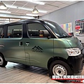 車爵士車體包膜車身彩貼-TOYOTA TOWN ACE 全車漆面 電光金屬軍綠&消光黑改色包膜