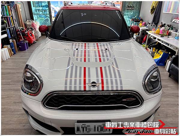 車爵士車體包膜車身彩貼-MINI COUNTRYMAN 客製化車身彩貼