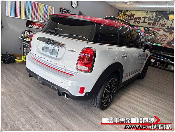 車爵士車體包膜車身彩貼-MINI COUNTRYMAN 客製化車身彩貼