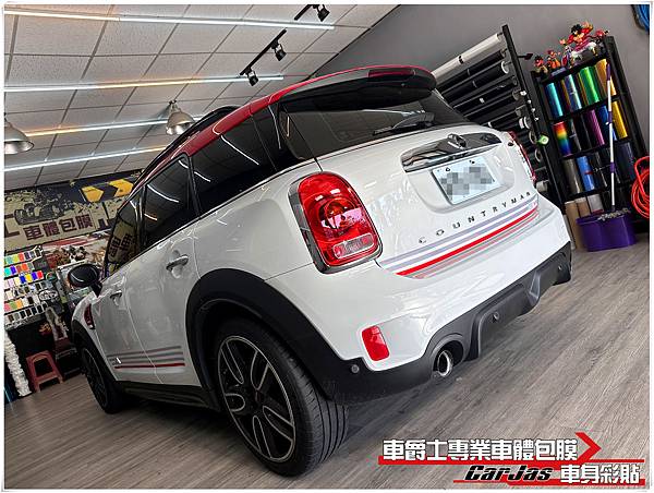 車爵士車體包膜車身彩貼-MINI COUNTRYMAN 客製化車身彩貼