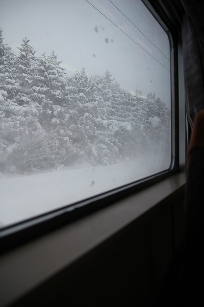 車外雪景～好美