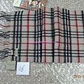 BURBERRY巴寶莉純羊絨圍巾男女士經典小格子 2300_conew1