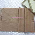 BURBERRY巴寶莉純色羊絨圍巾男女士經典駝色  2300 (2)_conew1