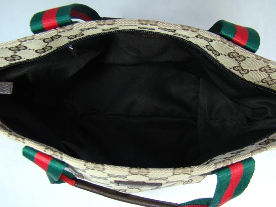 GUCCI-編號131228咖啡色綠紅綠織帶小號水餃包 尺寸W38H20D19CM 售價2500元 (3)
