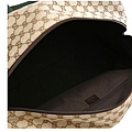 GUCCI-時尚流行熱賣款式 咖啡色小號旅行包肩背包型號153240 尺寸W42H29D24CM.3000 (2)