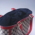 GUCCI-新款時尚手提側肩三環包商品編號130739紅色  尺寸W27H26D9.5CM~2800 (1)