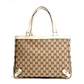 GUCCI-經典D環方形托特包-型號170004米白色 尺寸W34H25D8CM~3000