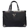 GUCCI-經典三D環緹花帆布託特包編號141472黑色 尺寸W39H27D10CM~3000