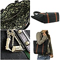GUCCI-新款黑色綠紅綠織帶時尚女包 型號162899尺寸W35H31D12CM~2800 (1)