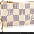 LV -N62659 白色棋盤鑰匙零錢包 尺寸W12H6.5CM1400