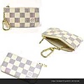 LV -N62659 白色棋盤鑰匙零錢包 尺寸W12H6.5CM1400 (1)
