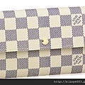 LV-N61735-白色棋盤格POCHETTE長夾尺寸W19H10.5D 2.5CM1850