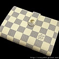 LV-編號N61676白色棋盤格紋中夾尺寸W13.5XH9CM1700