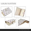 LV-編號N61676白色棋盤格紋中夾尺寸W13.5XH9CM1700 (2)