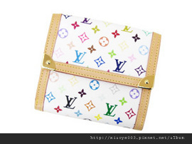 LV-33彩系列靚麗按扣三折錢包M92983Ｗ11XＨ10cm.1700