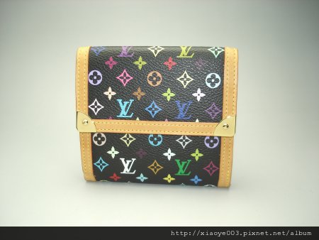 LV-33彩系列靚麗按扣三折錢包M92984Ｗ11XＨ10cm1700