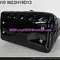 DIOR 2010克光配銀色扣手提包 2933568 W23H19D13CM 3800 (2)